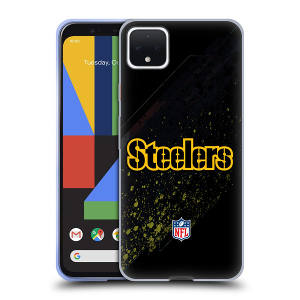 NFL Pittsburgh Steelers Logo Blur Soft Gel Case for Google Pixel 4 XL