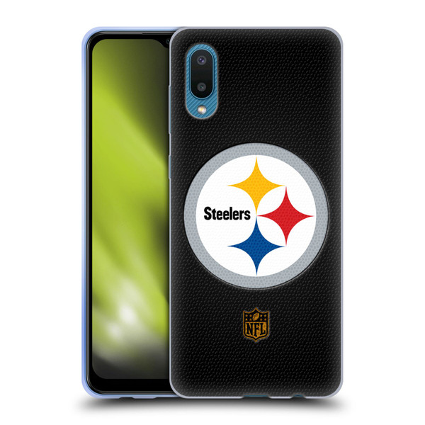 NFL Pittsburgh Steelers Logo Football Soft Gel Case for Samsung Galaxy A02/M02 (2021)