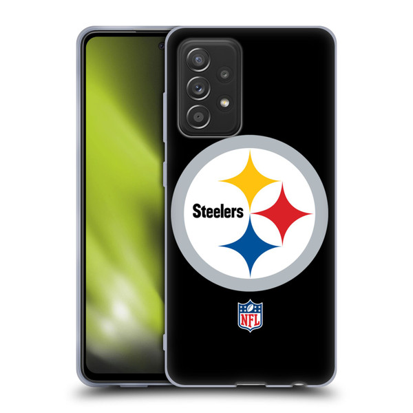 NFL Pittsburgh Steelers Logo Plain Soft Gel Case for Samsung Galaxy A52 / A52s / 5G (2021)