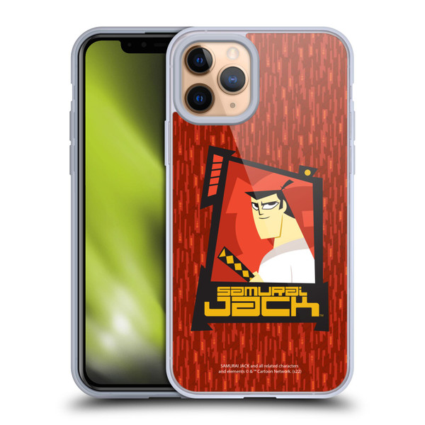 Samurai Jack Graphics Character Art 2 Soft Gel Case for Apple iPhone 11 Pro