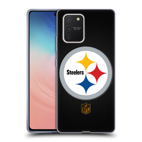 NFL Pittsburgh Steelers Logo Football Soft Gel Case for Samsung Galaxy S10 Lite
