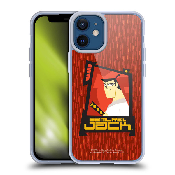 Samurai Jack Graphics Character Art 2 Soft Gel Case for Apple iPhone 12 Mini