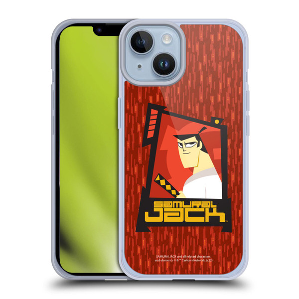 Samurai Jack Graphics Character Art 2 Soft Gel Case for Apple iPhone 14
