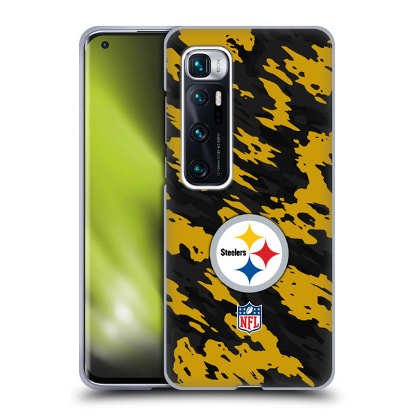 NFL Pittsburgh Steelers Logo Camou Soft Gel Case for Xiaomi Mi 10 Ultra 5G