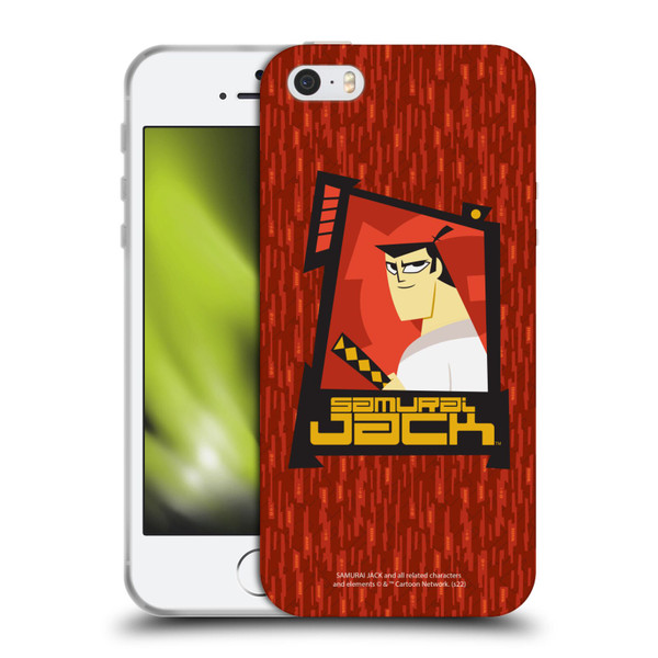 Samurai Jack Graphics Character Art 2 Soft Gel Case for Apple iPhone 5 / 5s / iPhone SE 2016