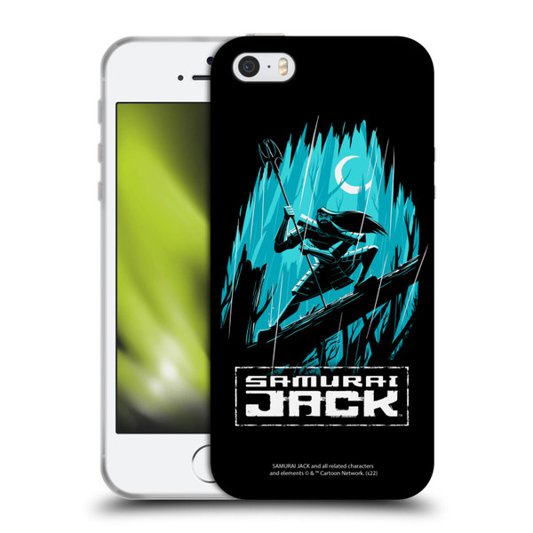 Samurai Jack Graphics Season 5 Poster Soft Gel Case for Apple iPhone 5 / 5s / iPhone SE 2016