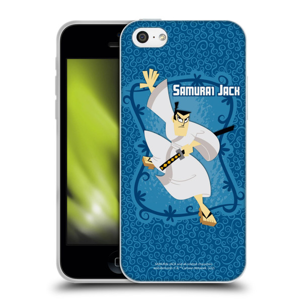 Samurai Jack Graphics Character Art 1 Soft Gel Case for Apple iPhone 5c