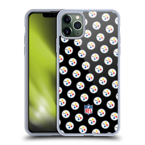 NFL Pittsburgh Steelers Artwork Patterns Soft Gel Case for Apple iPhone 11 Pro Max