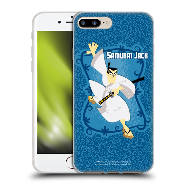 Samurai Jack Graphics Character Art 1 Soft Gel Case for Apple iPhone 7 Plus / iPhone 8 Plus