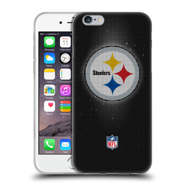 NFL Pittsburgh Steelers Artwork LED Soft Gel Case for Apple iPhone 6 / iPhone 6s