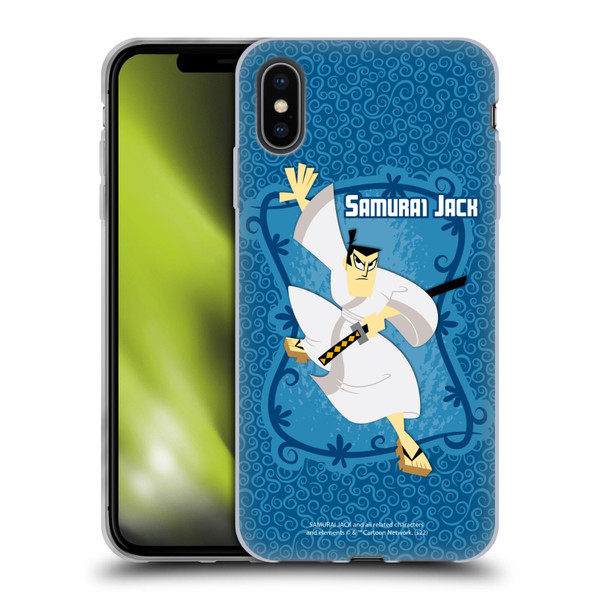 Samurai Jack Graphics Character Art 1 Soft Gel Case for Apple iPhone XS Max