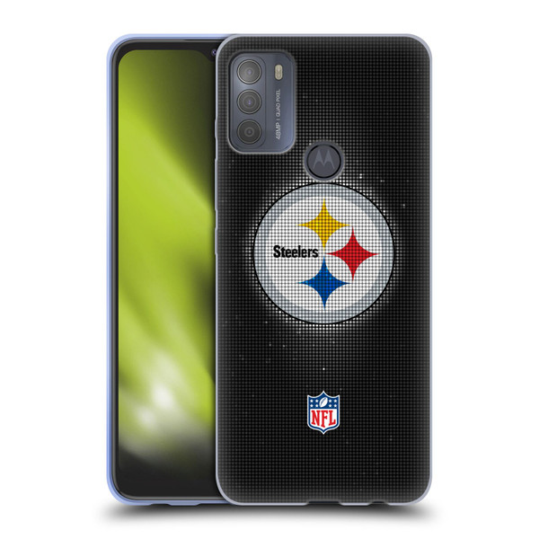 NFL Pittsburgh Steelers Artwork LED Soft Gel Case for Motorola Moto G50