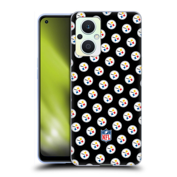 NFL Pittsburgh Steelers Artwork Patterns Soft Gel Case for OPPO Reno8 Lite