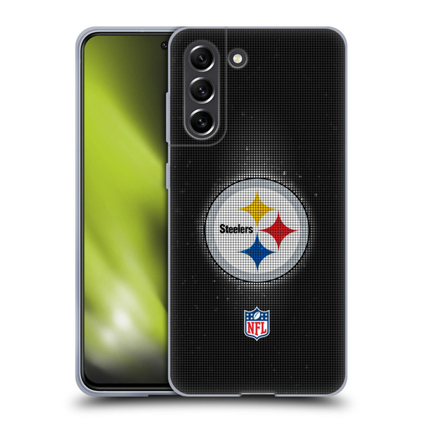 NFL Pittsburgh Steelers Artwork LED Soft Gel Case for Samsung Galaxy S21 FE 5G
