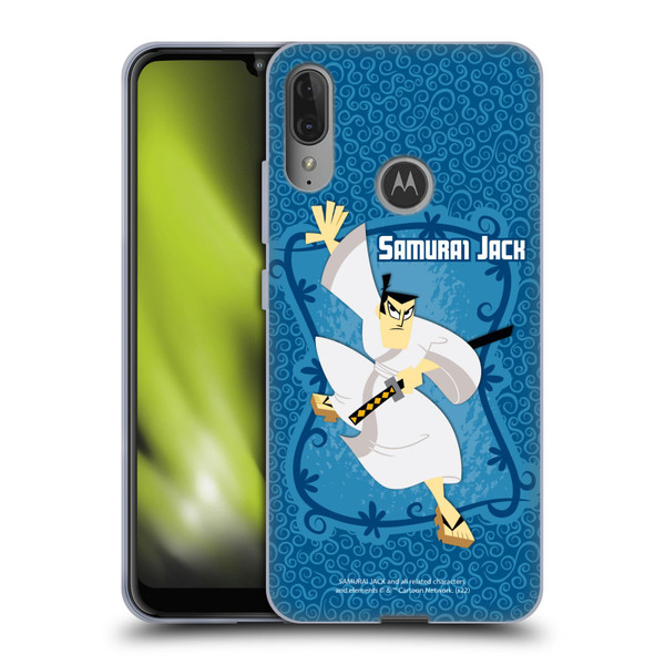 Samurai Jack Graphics Character Art 1 Soft Gel Case for Motorola Moto E6 Plus