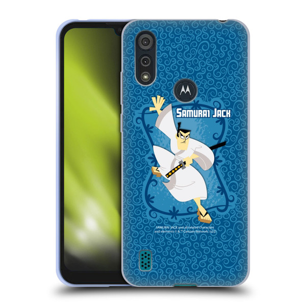 Samurai Jack Graphics Character Art 1 Soft Gel Case for Motorola Moto E6s (2020)