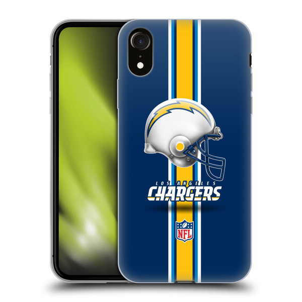 NFL Los Angeles Chargers Logo Helmet Soft Gel Case for Apple iPhone XR