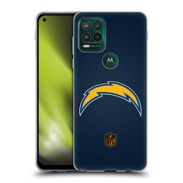 NFL Los Angeles Chargers Logo Football Soft Gel Case for Motorola Moto G Stylus 5G 2021