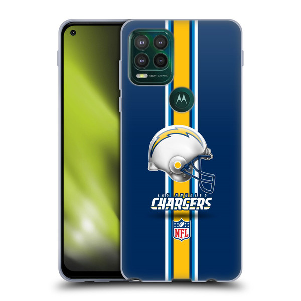 NFL Los Angeles Chargers Logo Helmet Soft Gel Case for Motorola Moto G Stylus 5G 2021