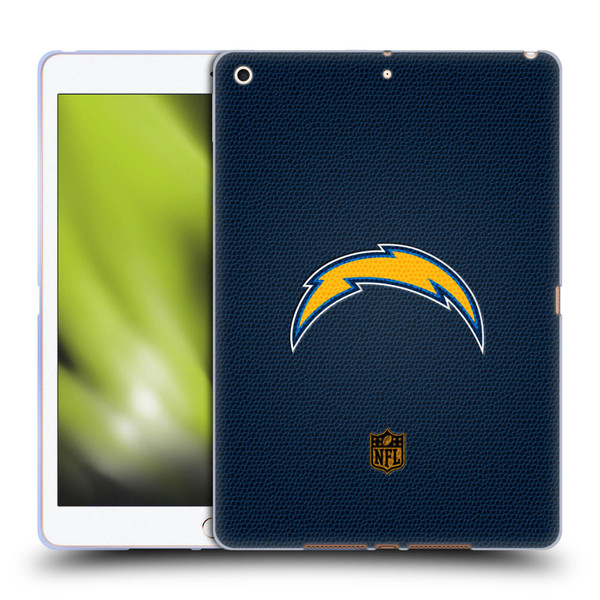 NFL Los Angeles Chargers Logo Football Soft Gel Case for Apple iPad 10.2 2019/2020/2021