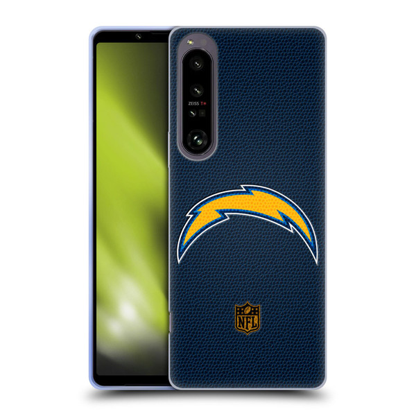 NFL Los Angeles Chargers Logo Football Soft Gel Case for Sony Xperia 1 IV