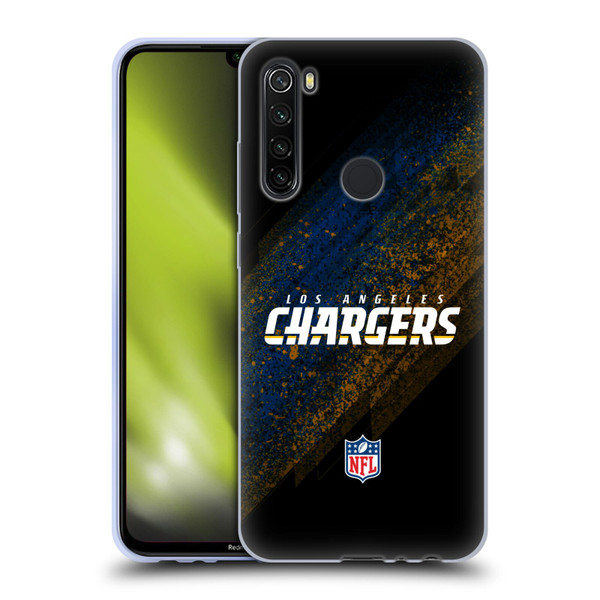 NFL Los Angeles Chargers Logo Blur Soft Gel Case for Xiaomi Redmi Note 8T