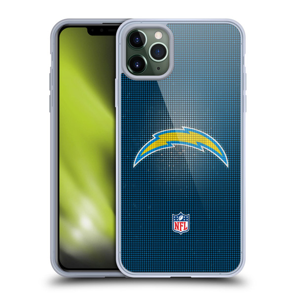 NFL Los Angeles Chargers Artwork LED Soft Gel Case for Apple iPhone 11 Pro Max