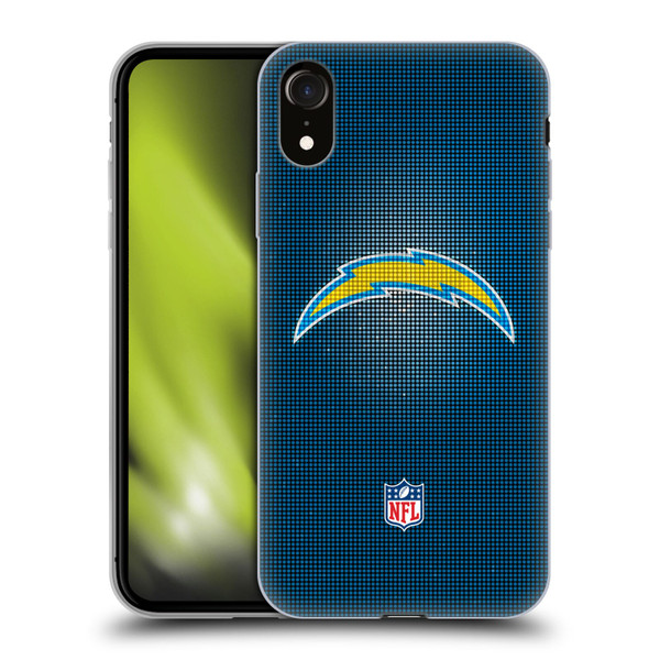NFL Los Angeles Chargers Artwork LED Soft Gel Case for Apple iPhone XR