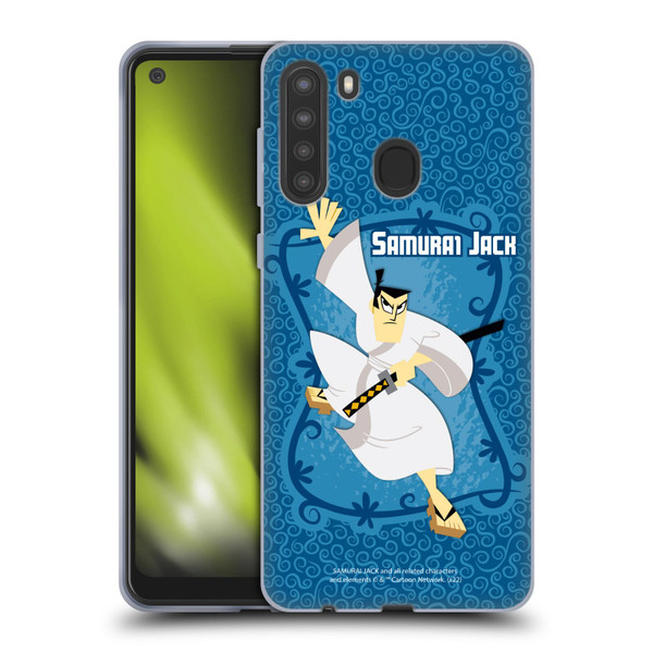 Samurai Jack Graphics Character Art 1 Soft Gel Case for Samsung Galaxy A21 (2020)