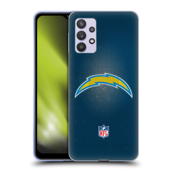 NFL Los Angeles Chargers Artwork LED Soft Gel Case for Samsung Galaxy A32 5G / M32 5G (2021)