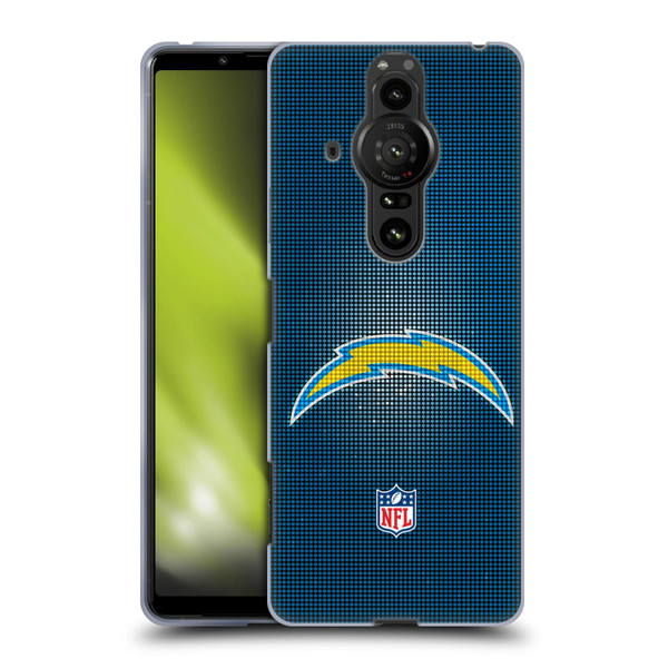 NFL Los Angeles Chargers Artwork LED Soft Gel Case for Sony Xperia Pro-I
