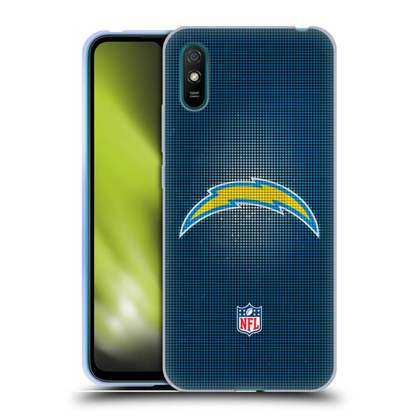 NFL Los Angeles Chargers Artwork LED Soft Gel Case for Xiaomi Redmi 9A / Redmi 9AT