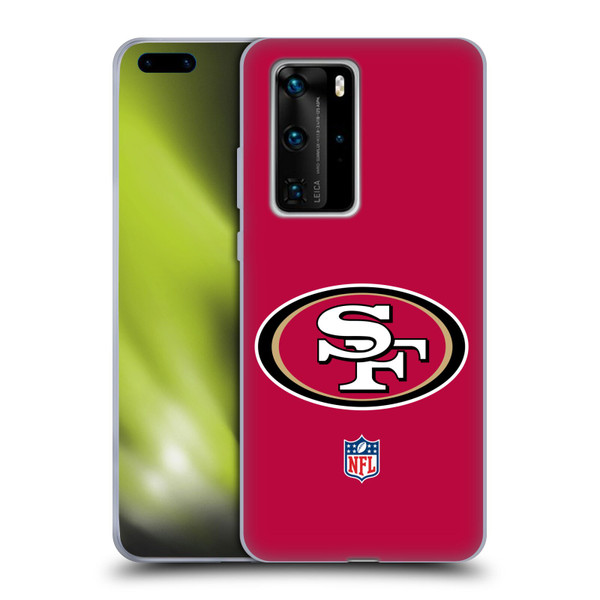 NFL San Francisco 49Ers Logo Plain Soft Gel Case for Huawei P40 Pro / P40 Pro Plus 5G