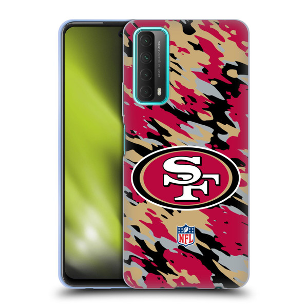 NFL San Francisco 49Ers Logo Camou Soft Gel Case for Huawei P Smart (2021)