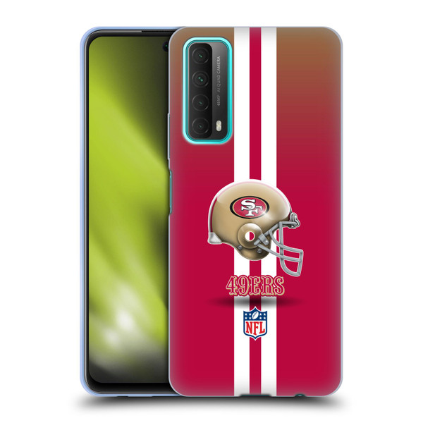 NFL San Francisco 49Ers Logo Helmet Soft Gel Case for Huawei P Smart (2021)