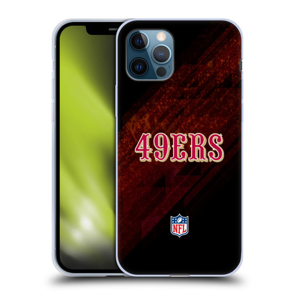 NFL San Francisco 49Ers Logo Blur Soft Gel Case for Apple iPhone 12 / iPhone 12 Pro