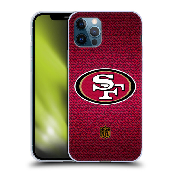 NFL San Francisco 49Ers Logo Football Soft Gel Case for Apple iPhone 12 / iPhone 12 Pro
