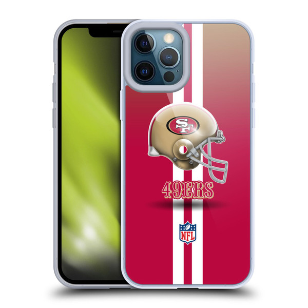 NFL San Francisco 49Ers Logo Helmet Soft Gel Case for Apple iPhone 12 Pro Max
