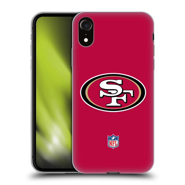 NFL San Francisco 49Ers Logo Plain Soft Gel Case for Apple iPhone XR NFL San Francisco 49Ers Logo Plain Soft Gel Case for Apple iPhone XR