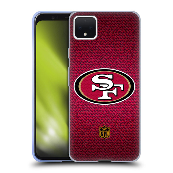 NFL San Francisco 49Ers Logo Football Soft Gel Case for Google Pixel 4 XL