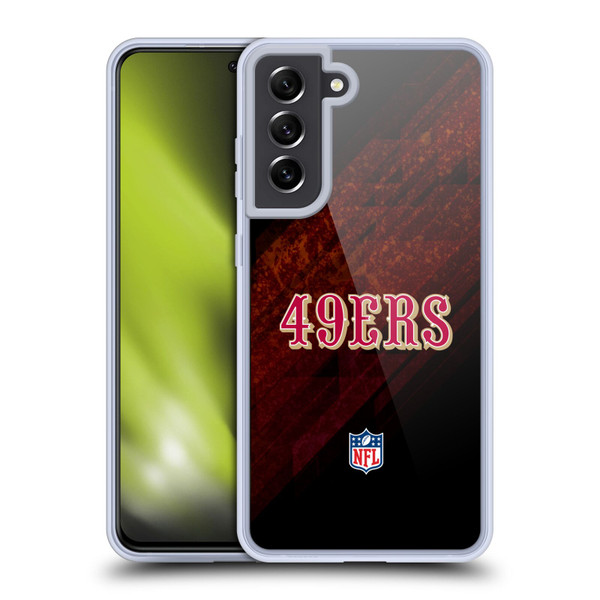 NFL San Francisco 49Ers Logo Blur Soft Gel Case for Samsung Galaxy S21 FE 5G
