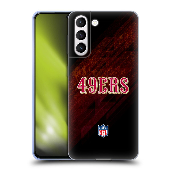 NFL San Francisco 49Ers Logo Blur Soft Gel Case for Samsung Galaxy S21 5G