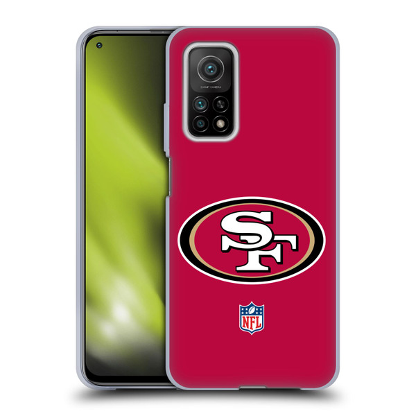 NFL San Francisco 49Ers Logo Plain Soft Gel Case for Xiaomi Mi 10T 5G