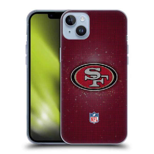 NFL San Francisco 49ers Artwork LED Soft Gel Case for Apple iPhone 14 Plus