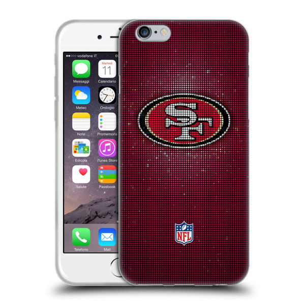 NFL San Francisco 49ers Artwork LED Soft Gel Case for Apple iPhone 6 / iPhone 6s