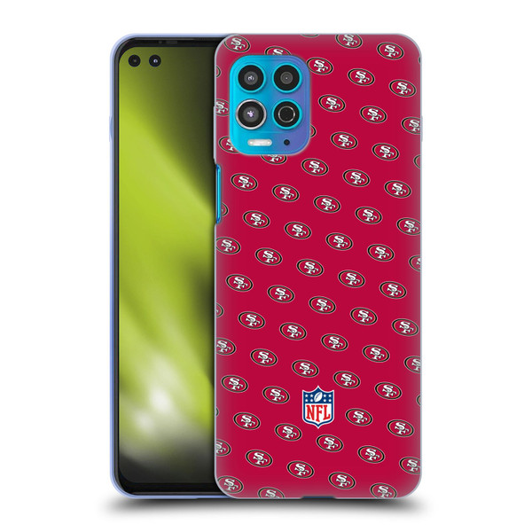 NFL San Francisco 49ers Artwork Patterns Soft Gel Case for Motorola Moto G100
