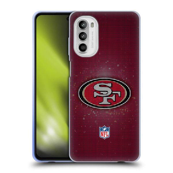 NFL San Francisco 49ers Artwork LED Soft Gel Case for Motorola Moto G52