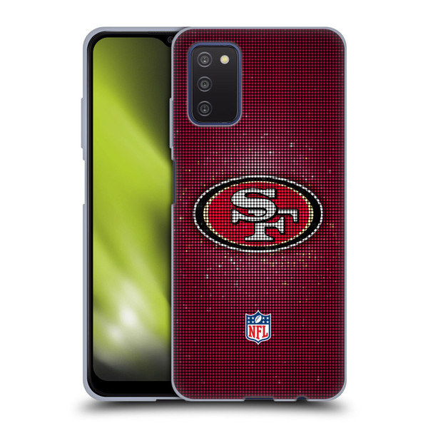 NFL San Francisco 49ers Artwork LED Soft Gel Case for Samsung Galaxy A03s (2021)