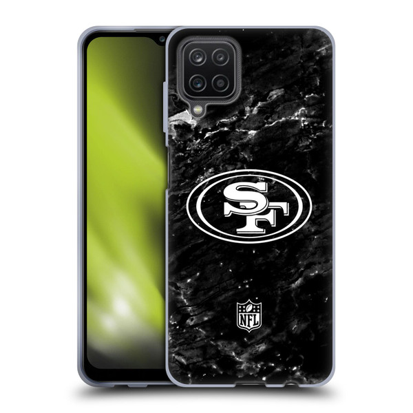 NFL San Francisco 49ers Artwork Marble Soft Gel Case for Samsung Galaxy A12 (2020)