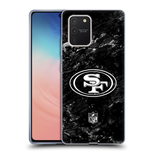 NFL San Francisco 49ers Artwork Marble Soft Gel Case for Samsung Galaxy S10 Lite